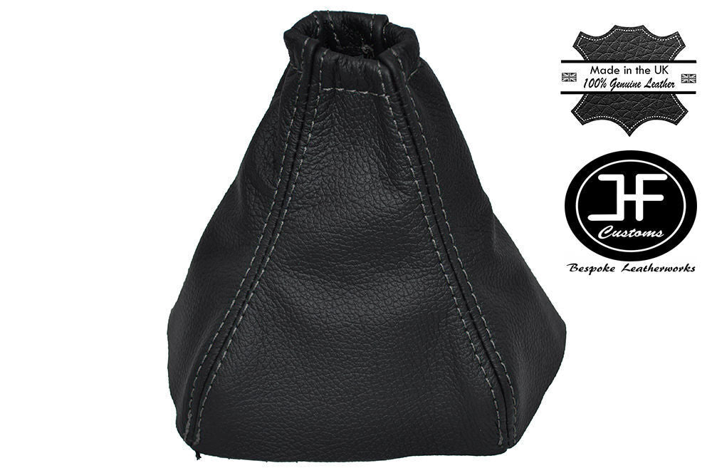 GREY STITCH FITS NISSAN PRIMERA P12 2002-2008 CUSTOM MADE GEAR GAITER LEATHER