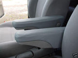 FITS FORD TRANSIT MID GREY GREY LEATHER 1 X  ARMREST COVER DRIVER SIDE