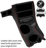 RED STITCH CONSOLE SHIFT BEZEL SURROUND SKIN COVER FITS CORVETTE C5 97-04