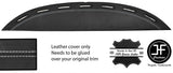 WHITE STITCH TOP VENT DASH DASHBOARD LEATHER COVER FITS FERRARI TESTAROSSA 84-91