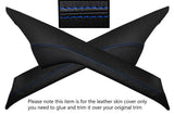BLUE STITCH 2X A POST PILLARS SKIN COVERS FITS MERCEDES SPRINTER W906 06-14
