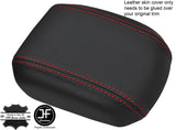 RED STITCHING REAL LEATHER ARMREST COVER FITS CHEVROLET CRUZE 2011-2015