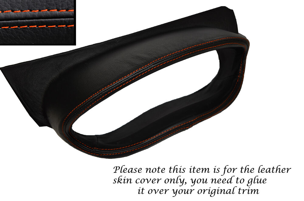 ORANGE STITCH SPEEDO HOOD SKIN COVER FITS VAUXHALL VIVARO RENAULT TRAFFIC 10-14