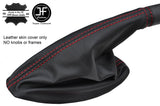 RED STITCH TOP GRAIN LEATHER HANDBRAKE GAITER FITS RENAULT LAGUNA 2001-2007