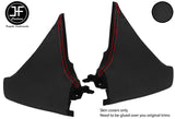 RED STITCH 2X TRIANGLE CONSOLE SIDE TRIM CARBON VINYL COVER FOR MAZDA MX5 MK3