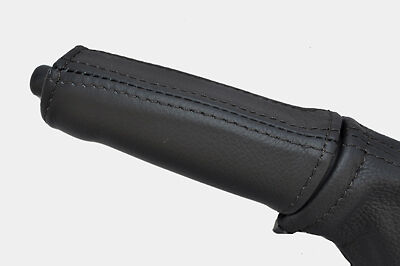 black stitch FITS LAND ROVER RANGE ROVER P38 95-2002 HANDBRAKE HANDLE COVER ONLY