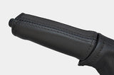 black stitch FITS LAND ROVER RANGE ROVER P38 95-2002 HANDBRAKE HANDLE COVER ONLY
