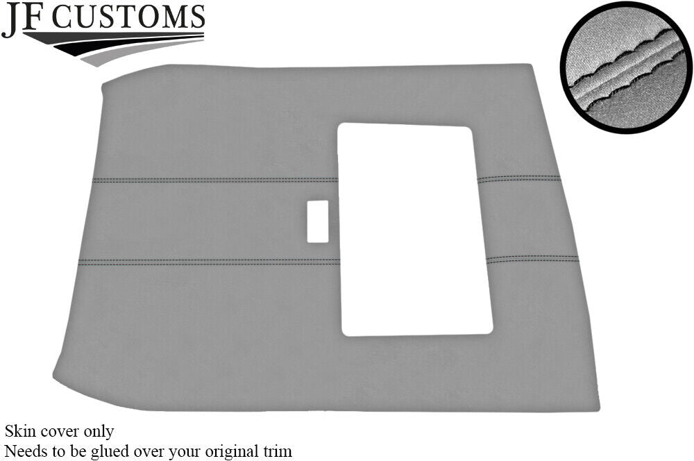 BLACK STITCH SUN ROOF HEADLINING LIGHT GREY LUXE COVER FOR ROVER 25 MG ZR 99-05