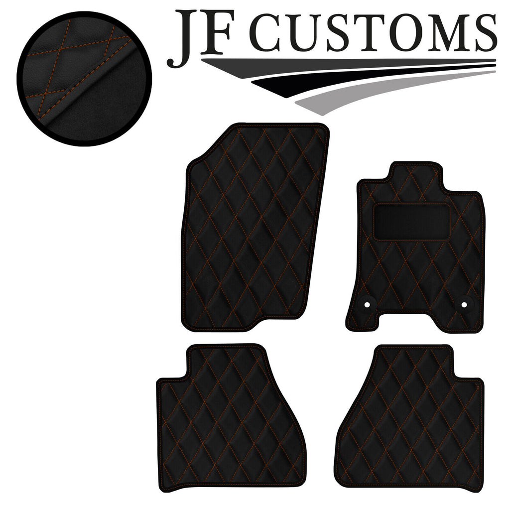 TAN DIAMOND VINYL 4X TAILORED FLOOR CARPET FOR MERCEDES X CLASS 17-20 JF1