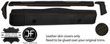 BROWN STITCH DASHBOARD 5 PIECE LEATHER COVERS KIT FOR LAND ROVER SERIES 2 2A 3