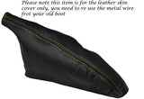 YELLOW STITCH FITS TOYOTA CELICA TA22 TA23 RA28 LEATHER HANDBRAKE GAITER BOOT