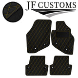 YELLOW  DIAMOND VINYL 4X TAILORED FLOOR CARPET FOR VOLVO V70 MK2 00-07 JF1