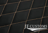 CREAM DIAMOND STITCH VINYL 4XTAILORED FLOOR CARPET FOR JAGUAR F-PACE 16-21 JF1