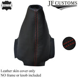 RED DOUBLE SITCH FITS MAZDA 6 2008-2012  LEATHER GEAR GAITER SHIFT BOOT