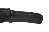 white stitch FITS VW GOLF MK2 2 II JETTA 83-92 LEATHER HANDBRAKE HANDLE COVER