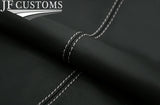 WHITE STITCH CENTER CONSOLE ARMREST LID LEATHER SKIN COVER FITS HUMMER H2 03-07