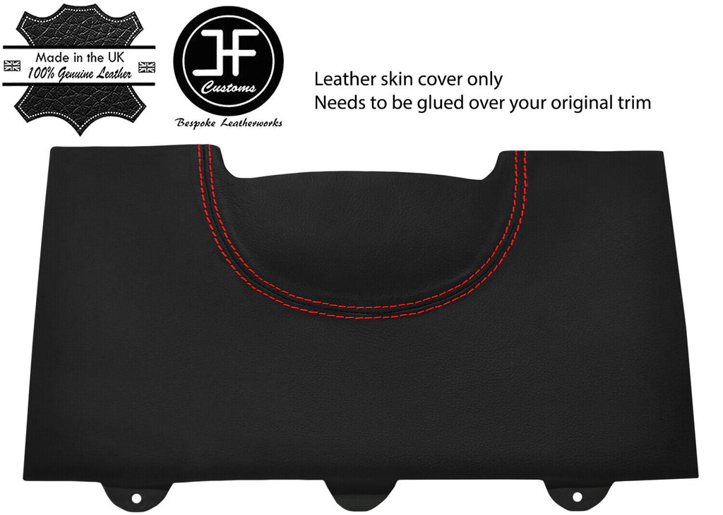 RED  STITCH KNEE BOLSTER LOWER DASH TRIM LEATHER COVER FITS FORD F150 04-08