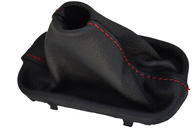 GEAR GAITER FITS MERCEDES CLC & CLK AUTOMATIC red stitch CUSTOM NEW MADE IN UK