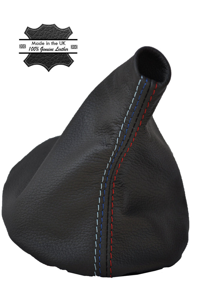 FITS BMW 5 SERIES E34 1988-1995 GENUINE LEATHER GEAR GAITOR TRI STITCHING