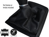 BLACK STITCHING MANUAL LEATHER GEAR GAITER  FITS BMW Z4 E89 2009-2016 CUSTOM NEW