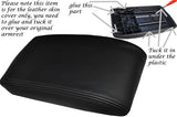 BLACK STITCH FITS PEUGEOT RCZ 2010+ LEATHER ARMREST SKIN COVER ONLY CUSTOM NEW