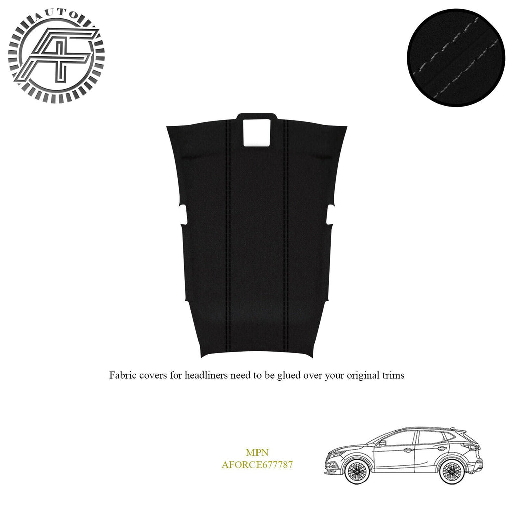 LUXE SUEDE HEADLINER COVER FOR NISSAN QASHQAI J11 5 DOOR SUV 2013-2021