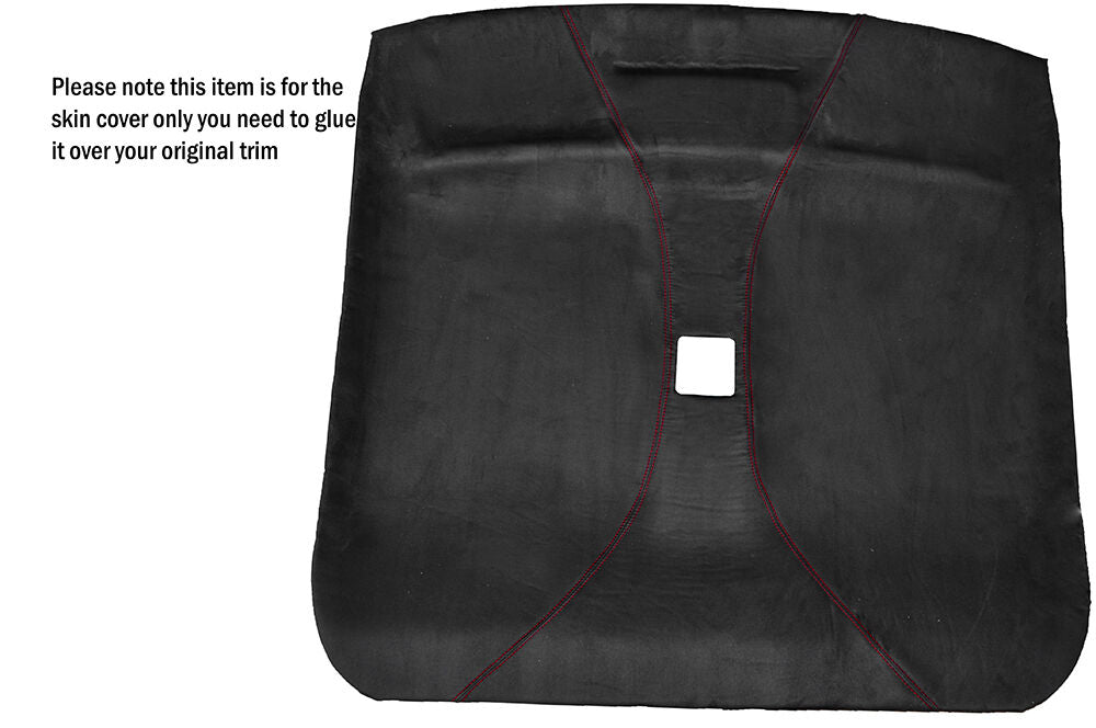 RED STITCH ROOF HEADLINING LUXE SUEDE SKIN COVER FITS NISSAN S13 200SX 88-93