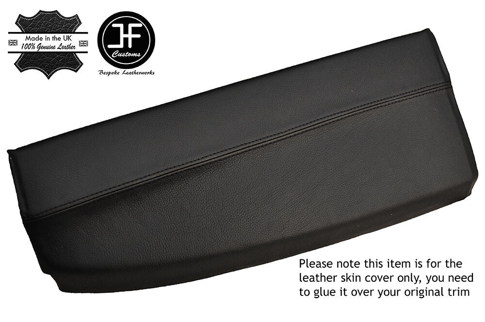 BLACK STITCH BINNACLE HOOD LTHR COVER FITS ROVER SD1 2300 2600 3500 V8 SERIES 1