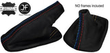 BEIGE & TRI STITCH AUTOMATIC LEATHER GAITER SET FITS BMW E90 E91 E92 E93 06-12