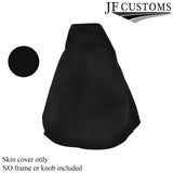 BLACK STITCH FITS HONDA CIVIC FK2 S TYPE S MK8 2006 - 2012 GEAR GAITER SUEDE