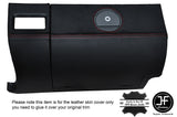 RED STITCHING GLOVE BOX LEATHER COVER FITS CHRYSLER CROSSFIRE 03-08 CUSTOM NEW