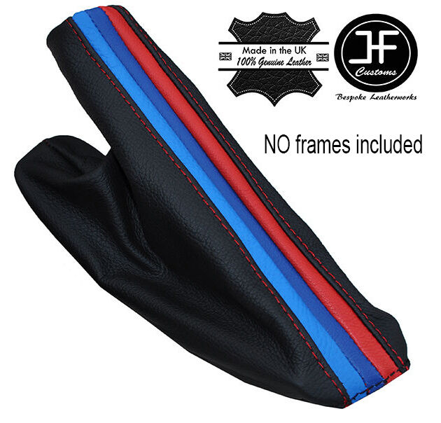 LONG TRI STRIPE RED STICH HANDBRAKE GAITER FOR BMW 4 SERIES F32 F33 F36 F82 F83