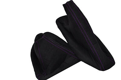 FITS BMW E30 E36 E46 Z3 E39 E60 E90 E87 PU SUEDE purple CUSTOM NEW MADE IN UK