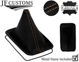 BEIGE STITCH LEATHER AUTOMATIC GEAR + METAL FRAME FOR MAZDA MX5 MK1 MIATA 89-97