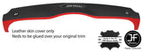 BLACK & RED TOP DASHBOARD LEATHER COVER FOR BMW MINI R50 R53 01-06 STYLE 2