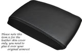 GREY STITCH LEATHER ARMREST SKIN COVER FITS SKODA OCTAVIA MK2 2004-2012