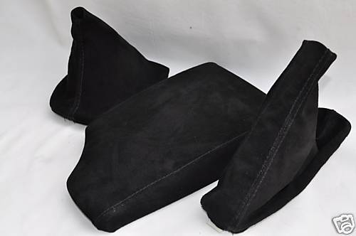 FITS BMW E36 91-1998 ARMREST COVER + GAITERS PU SUEDE SET CUSTOM NEW MADE IN UK