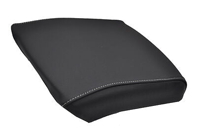 FITS NISSAN NAVARA D40 05-11 white stitch LEATHER ARMREST COVER CUSTOM NEW