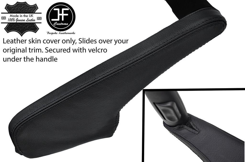 BLACK STITCH LEATHER HANDBRAKE FOR MINI COUNTRYMAN PACEMAN R60 R61 2010-2016