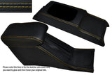 YELLOW STITCH CONSOLE & ARMREST SKIN COVERS FITS HONDA CIVIC EG6 EG9 EJ1 92-95