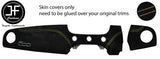 YELLOW STITCH 2 PIECE DASH KIT SUEDE COVER FOR FIAT 500 & ABARTH 07-16 STYLE 2