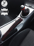 RED STITCH LEATHER GEAR HANDBRAKE GAITER FITS HONDA CIVIC TYPE  S 2006-2011