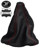 RED STITCH FITS PEUGEOT PARTNER MK1 FL 2002-2007 GEAR STICK GAITOR LEATHER
