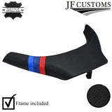 TRI STRIPE LEATHER STEERING WHEEL LOWER TRIM COVER+FRAME FITS BMW F10 F11