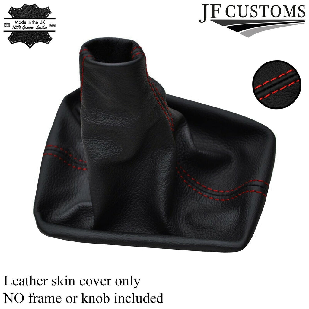 RED DOUBLE STITCH  FITS FIAT SCUDO MK2  2007-2012 LEATHER GAITER CUSTOM NEW