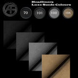 RED STITCH ROOF HEADLINING LINER L GREY LUXE SUEDE COVER FOR BMW E46 COUPE