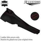 RED STICH CONSOLE TUNNEL & GAITER SKIN COVER FITS VAUXHALL OPEL VX220 STYLE 2