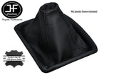 BLACK STITCH FITS MERCEDES C CLASS W204 2007-2014 GEAR GAITER REAL LEATHER