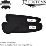 RED FITS  SUBARU IMPREZA 98-00 4X DOOR CARD TRIM INSERT LEATHER COVERS