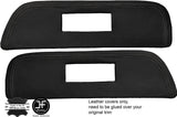GREY STITCH 2X DOOR CARD INSERT LEATHER COVERS FITS SAAB 900 CLASSIC 78-93